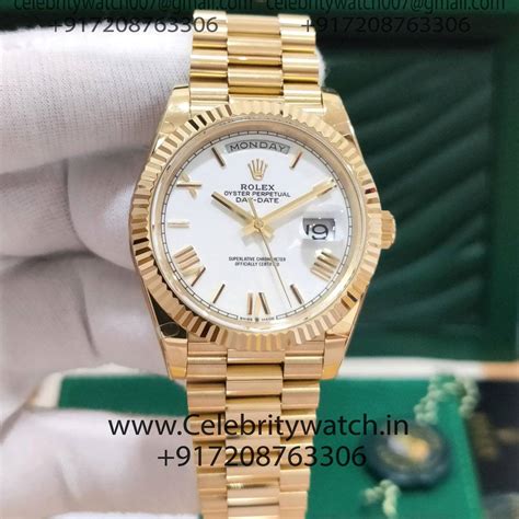 mens gold rolex presidential replica|best rolex clone watches.